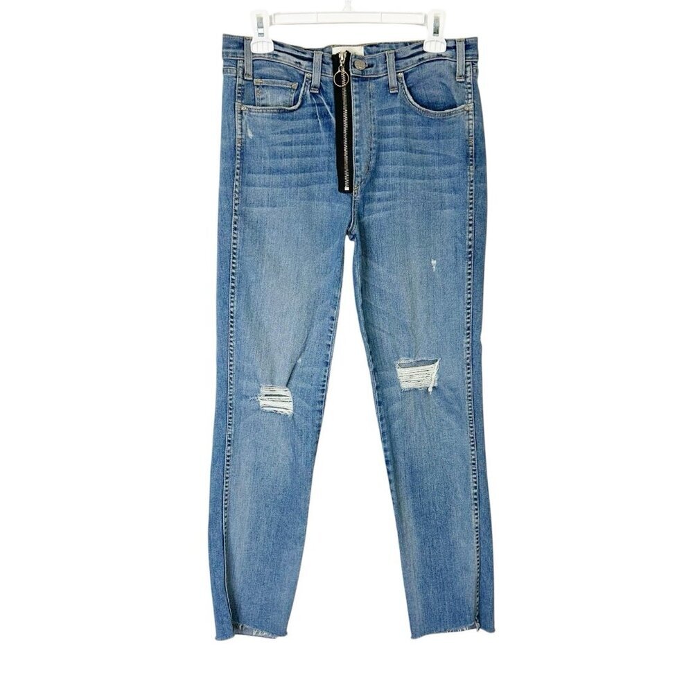 Mcguire Vintage Slim Jeans Women’s Size 30‎ Exposed Zipper High Rise Ankle